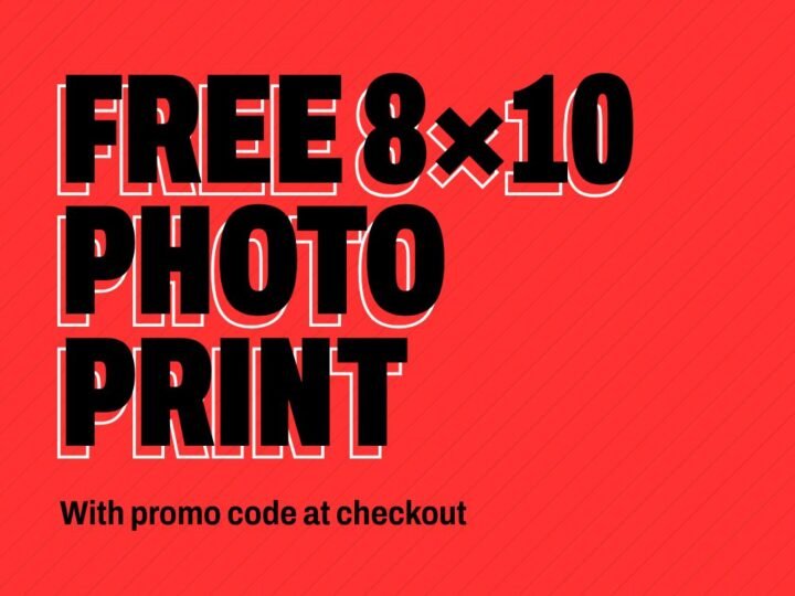 Free 8×10 photo print at Walgreens with this code