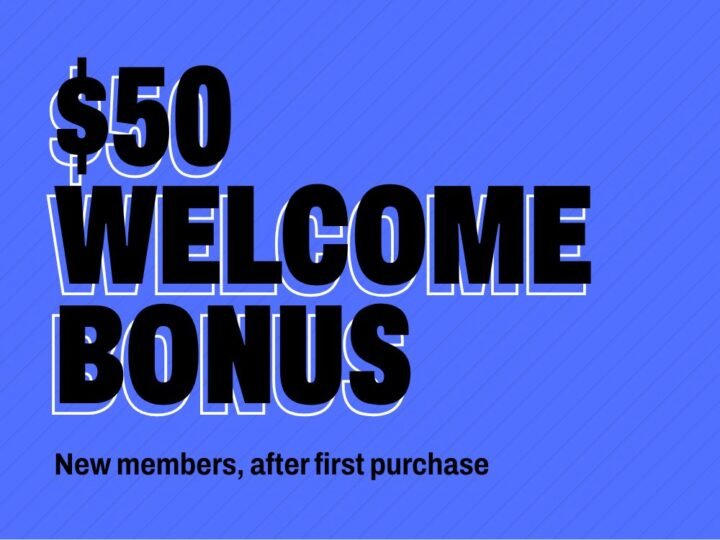 $50 welcome bonus when you join Rakuten