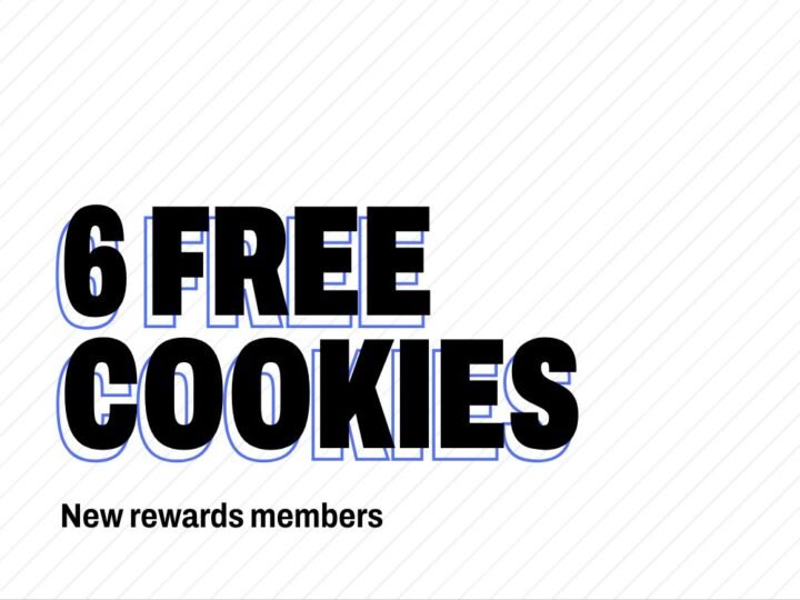 Free half-dozen cookies from Tiff’s Treats for new rewards members